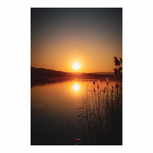 Sunset on the lake (Lago di Varese)